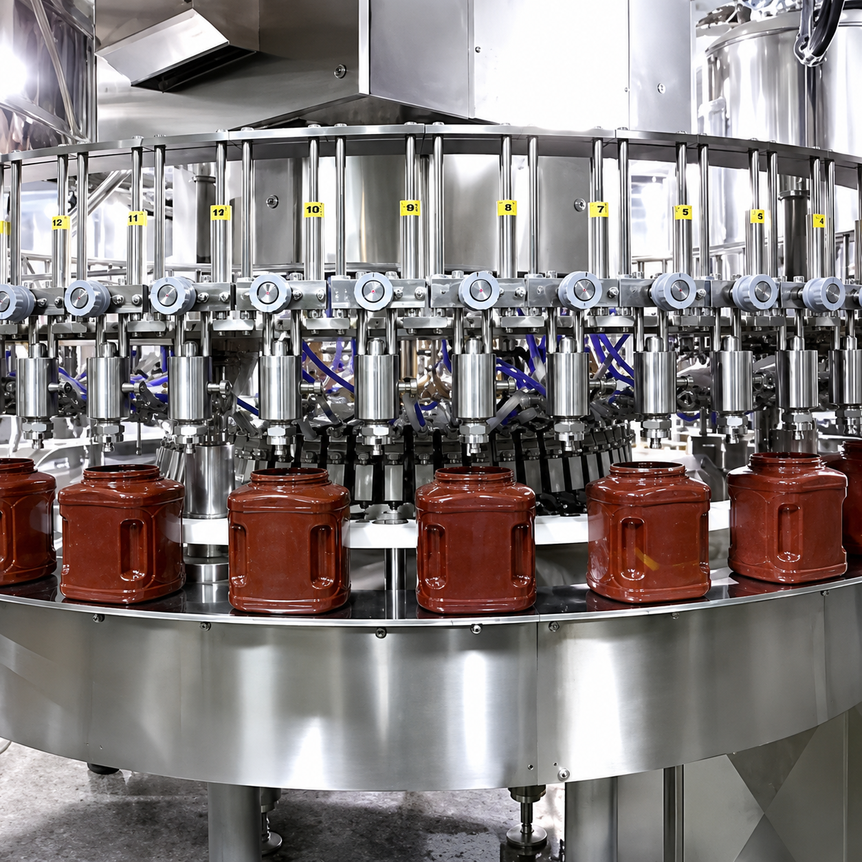 STERN piezo switches in a food processing plant