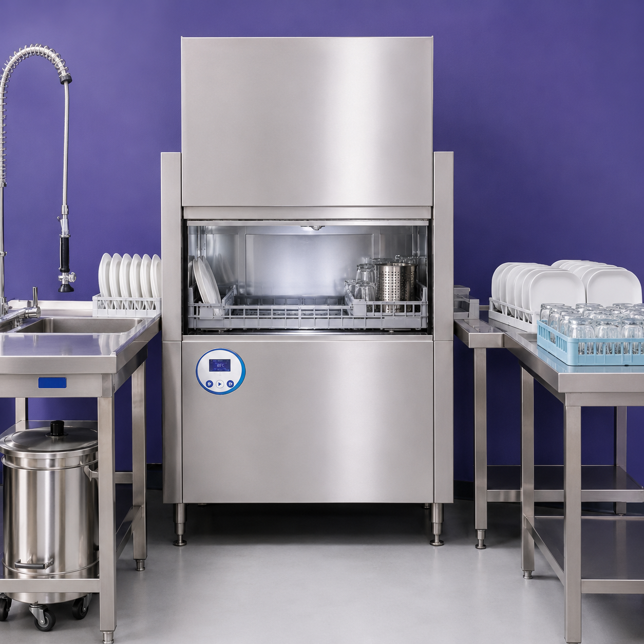 STERN piezo switches in a car wash washing application